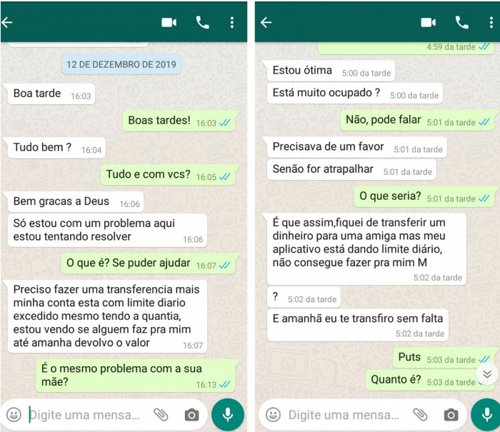 Golpe do WhatsApp