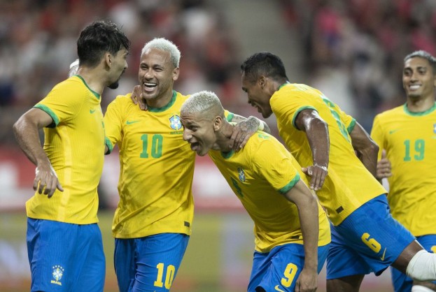 Brasil goleia Coreia do Sul por 5 a 1, com dois de pênalti de Neymar | Bahia tempo real