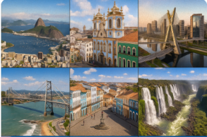 As cidades do Brasil mais turísticas