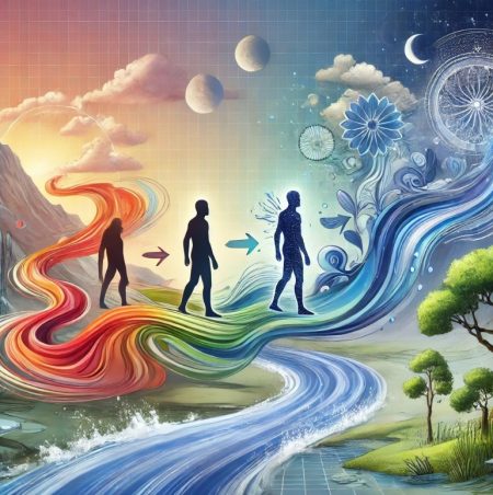 A ideia de que você nunca é, você está