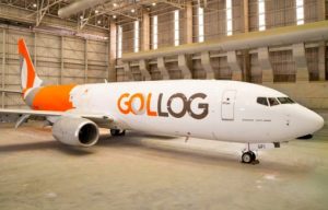 Gol apresenta primeiro Boeing 737 nas cores da Gollog
