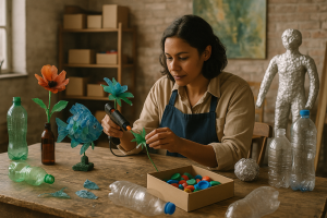 Reciclagem Criativa Transformando Resíduos em Arte