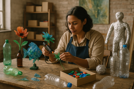 Reciclagem Criativa Transformando Resíduos em Arte
