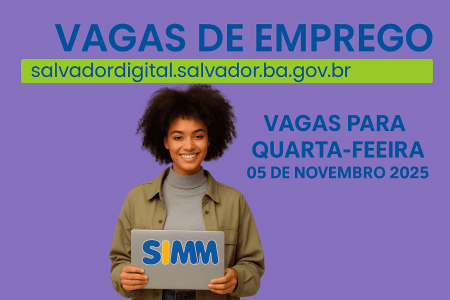 Simm oferece 314 vagas para esta quarta-feira (5)